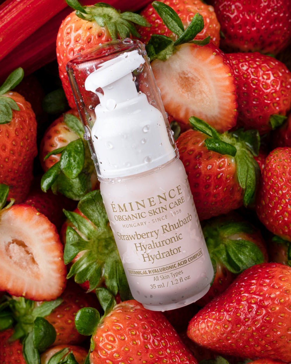 Strawberry Rhubarb Hyaluronic Hydrator from Eminence Organic Skin Care