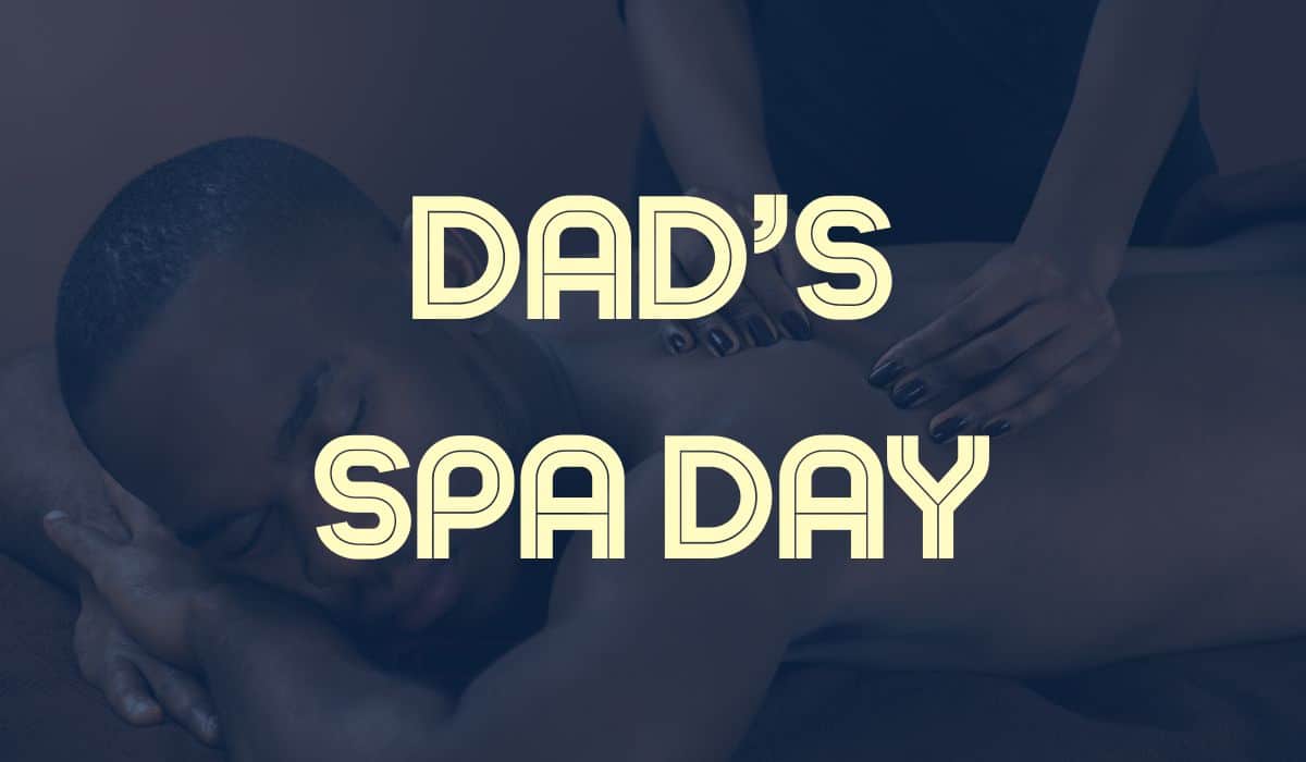 Dad’s Spa Day massage and facial gift special at The Knotstop
